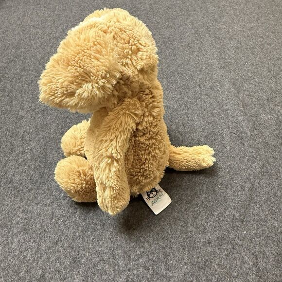 Jellycat Bashful Puppy Tan White Brown Buttercup Medium London Stuffed Toy 12” - Picture 2 of 5